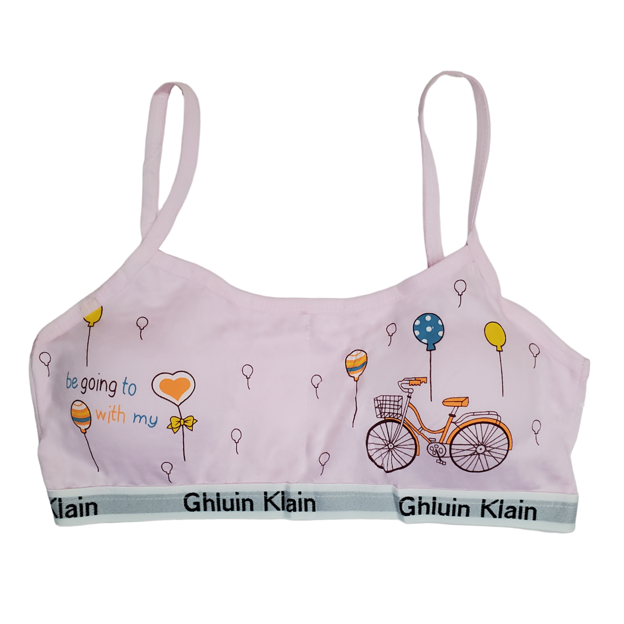 Corpiño Top Tirante Delgado Estampado Para Niña 6pz.