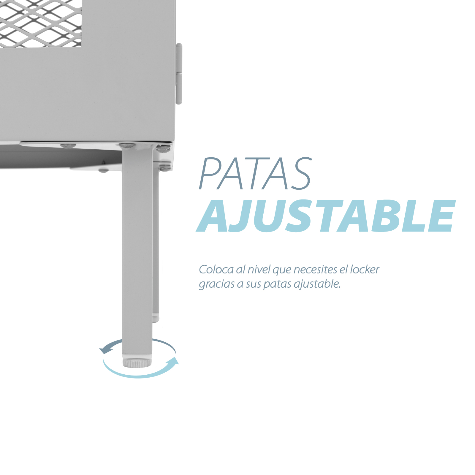 Guardex Monaco Locker de Seis Niveles | Varias Puertas Casilleros Trabajo Oficina Gris Claro