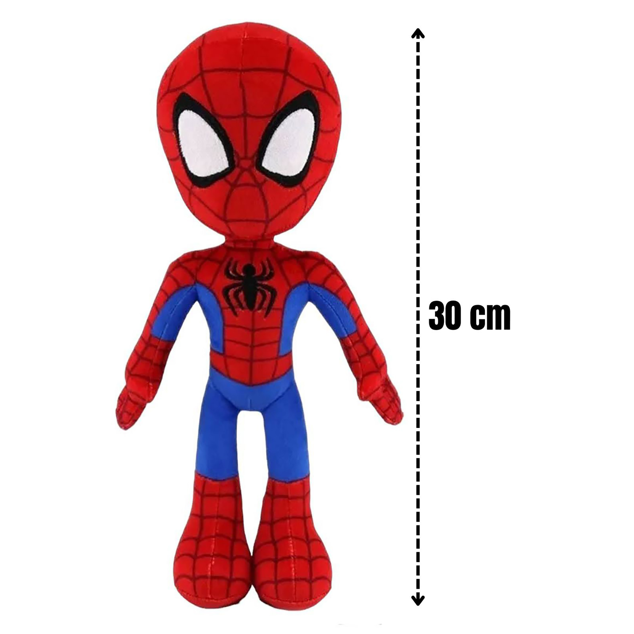 Peluche Spiderman Marvel Spiderman rojo azul 30 cm - Disney