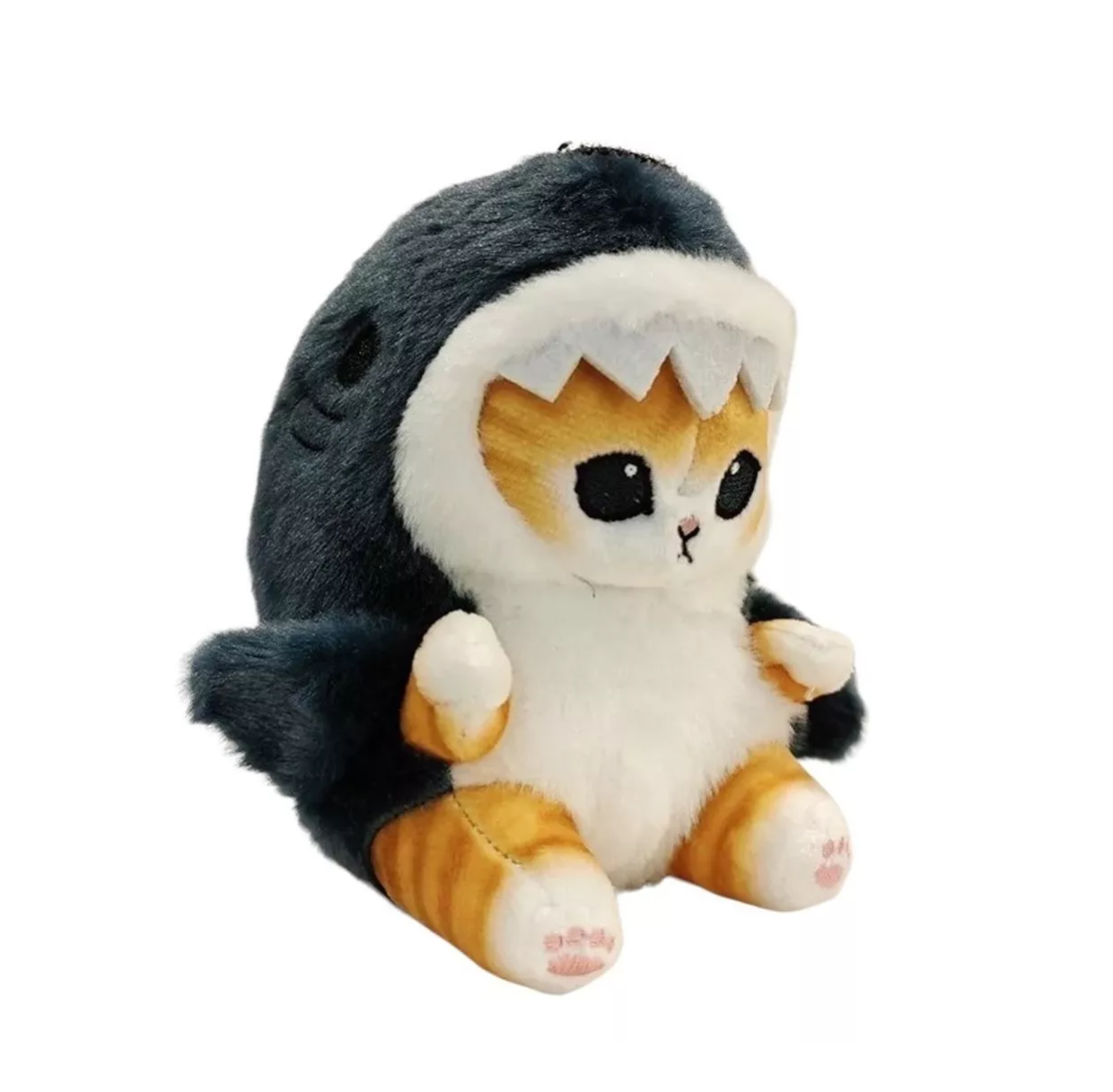 Peluche Gato Gatito Michi Con Disfraz De Tiburón 13cm