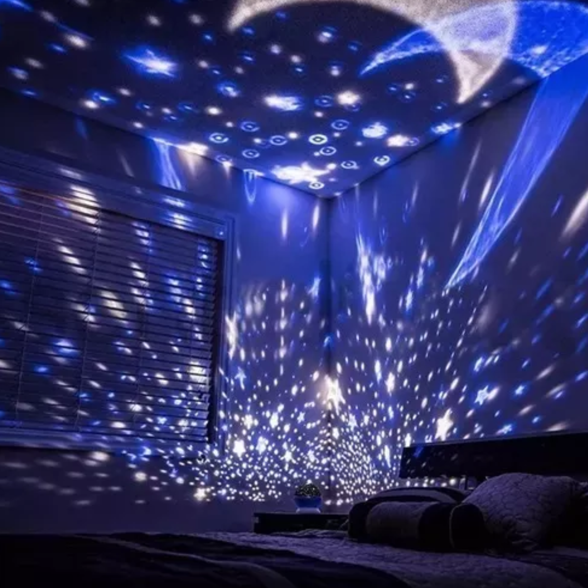 Lampara De Noche Para Niños Estrellas Planetas Dormir Juguetes Projector  Luces