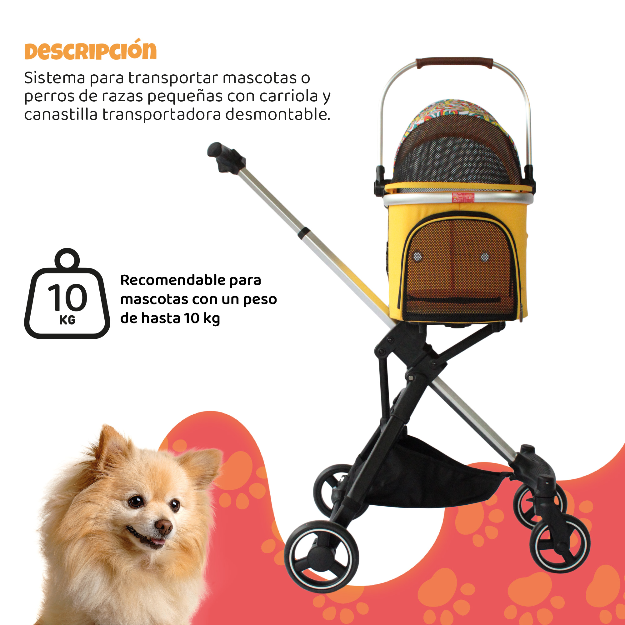 Kool Pets Carriola Para Mascotas Mod. Kp-01