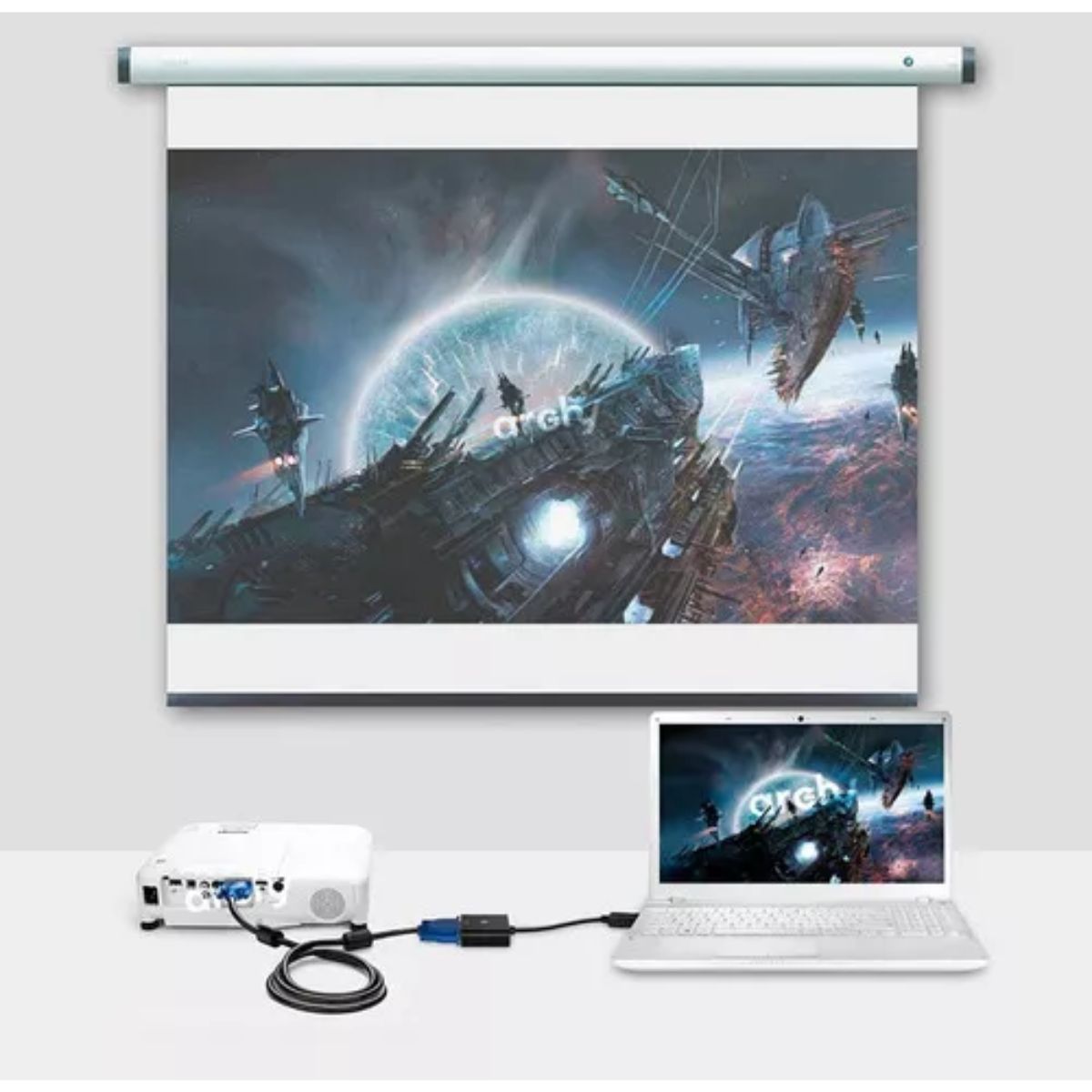 Cable De Monitor Vga A Vga De 10 Metros Para Laptop O Pc