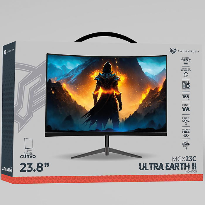 Monitor Gamer 27 BALAM RUSH ULTRA ODYSSEY II MFX27 1ms 100Hz FHD IPS LED HDMI Negro BR-938310 