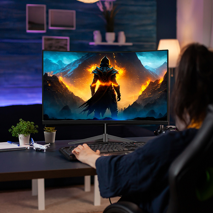 Monitor Gamer 27 BALAM RUSH ULTRA ODYSSEY II MFX27 1ms 100Hz FHD IPS LED HDMI Negro BR-938310 