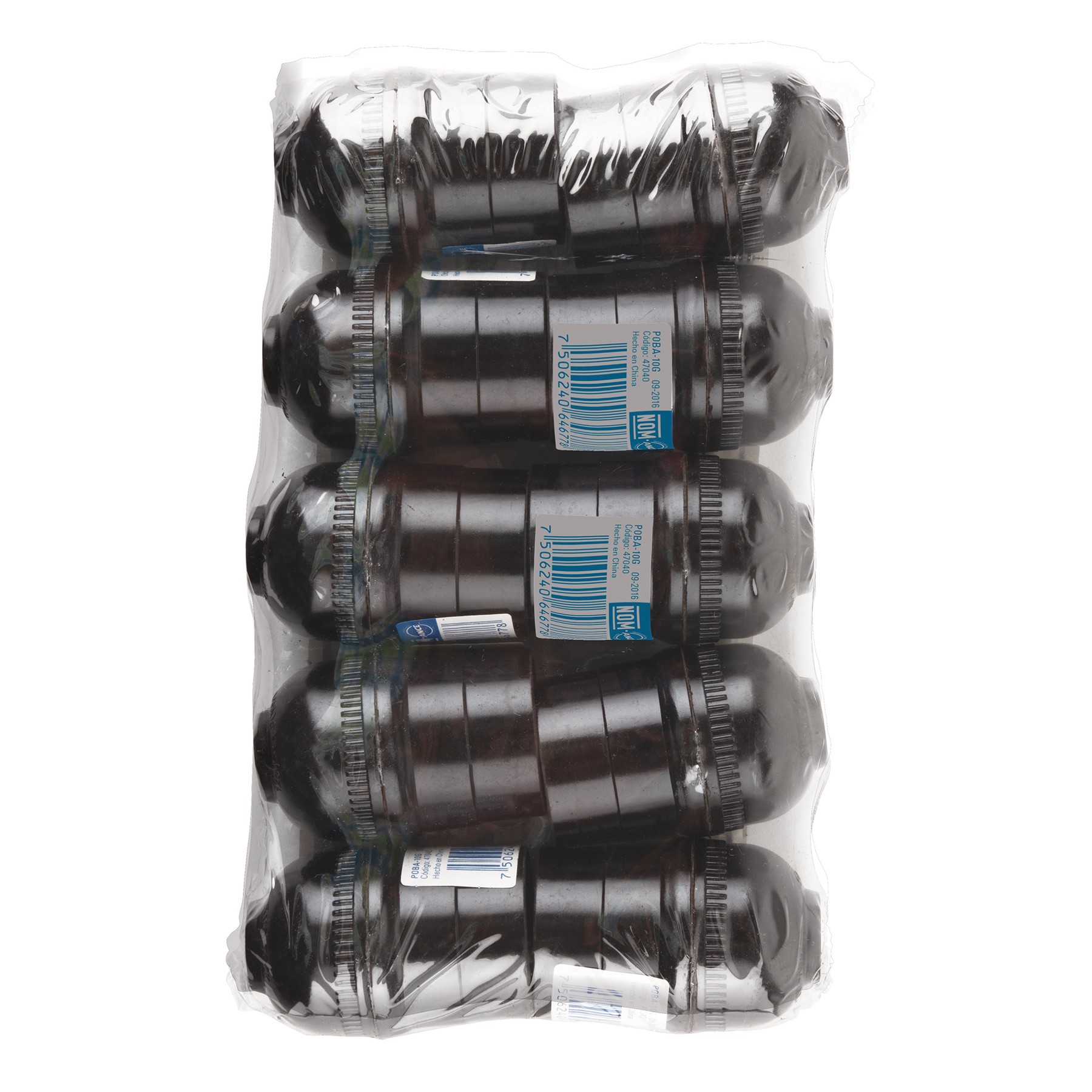 PORTALÁMPARA DE BAQUELITA, SENCILLO A GRANEL, VOLTECK 47040