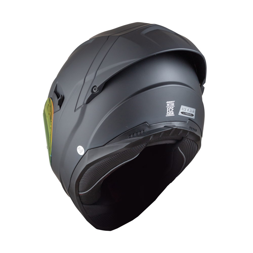 Casco Integral Joe Rocket RKT 200 ION Negro Mate Mica Iridium 