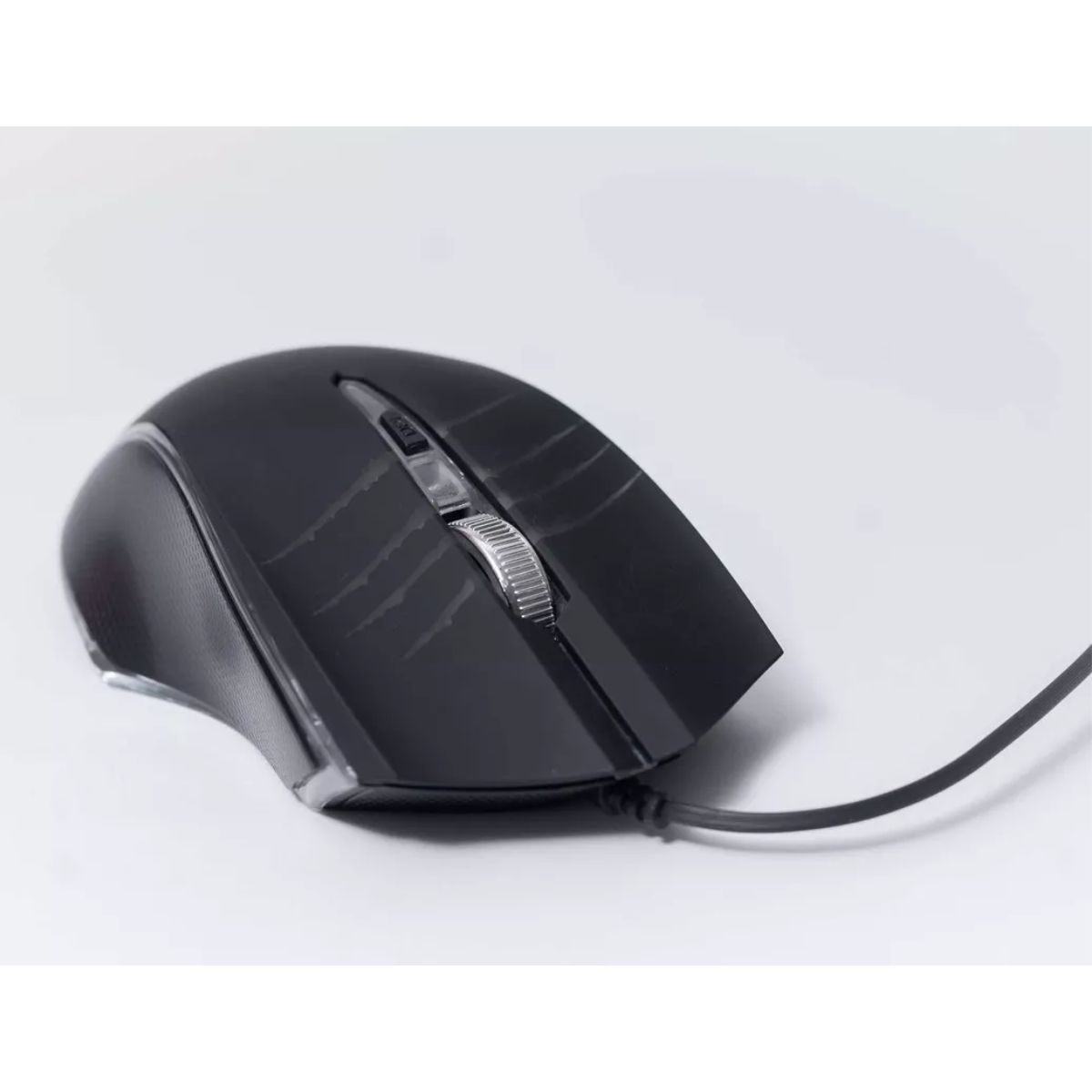 Mouse De Juego Gio Alámbrico Led G Series 3600dpi 6 Botones Negro