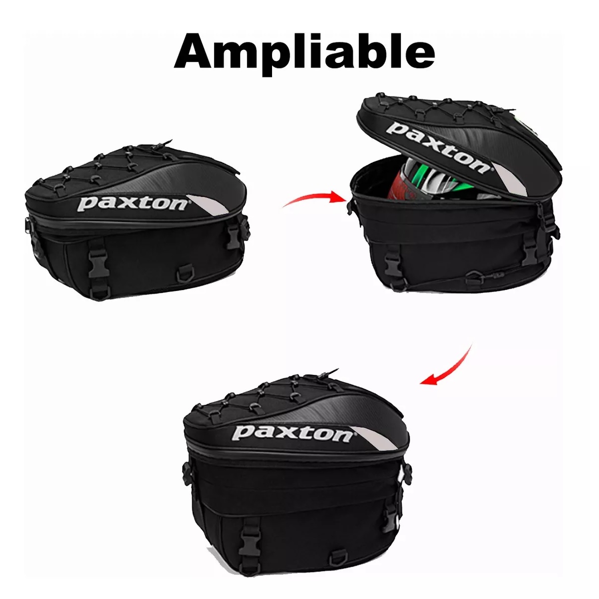 Alforjas Motocicleta De Asiento Trasero Mochila Impermeable