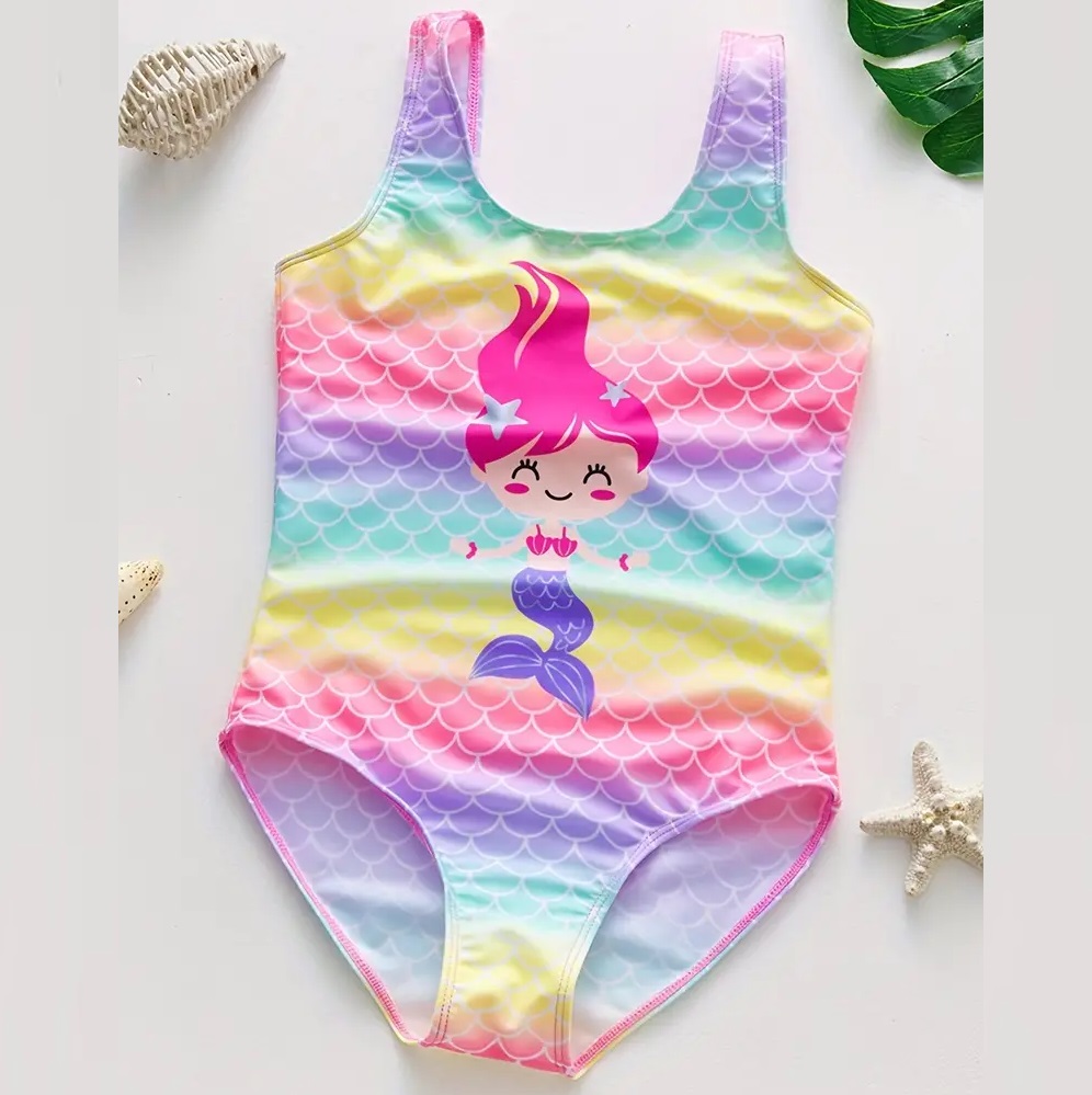Traje de baño de 1 pieza infantil niña.