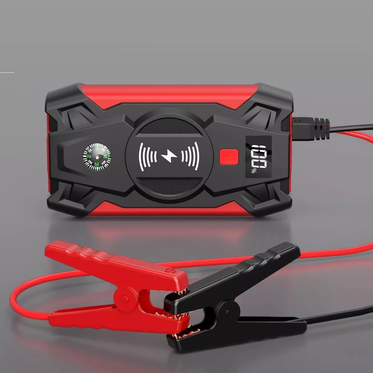 Arrancador De Batería De Auto Portátil 1500a 39800 Mah