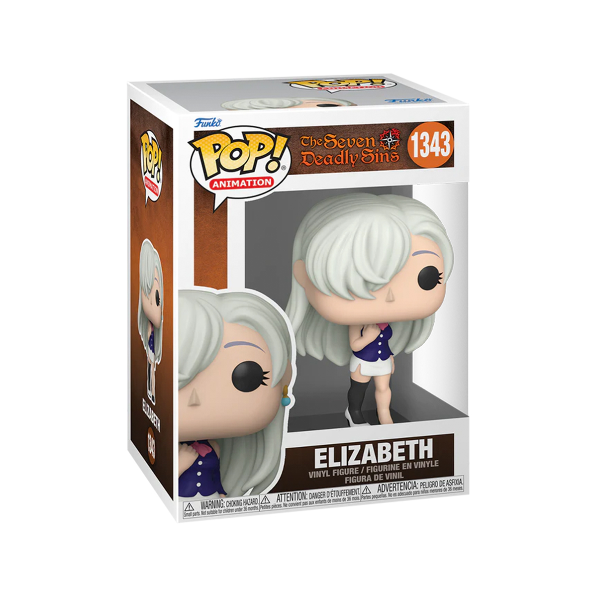 Funko Pop Princesa Elizabeth #1343 Siete Pecados Capitales Anime Figura Original