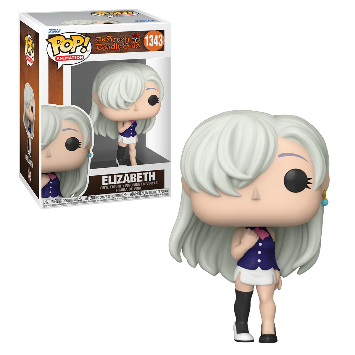Funko Pop Princesa Elizabeth #1343 Siete Pecados Capitales Anime Figura Original