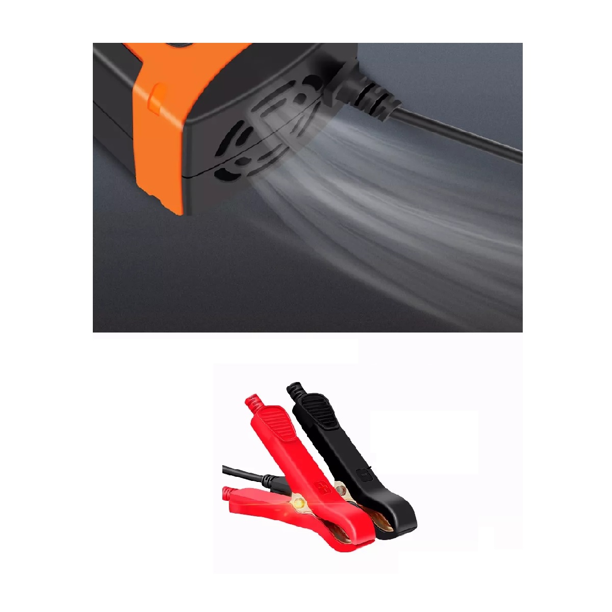 Cargador De Batería Rápido De Coche Moto Inteligente 12v 10a