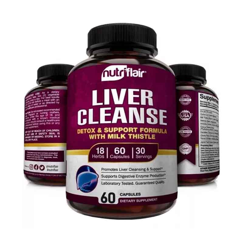 Liver Cleanse Protector Hepatico Nutriflair 60 capsulas 