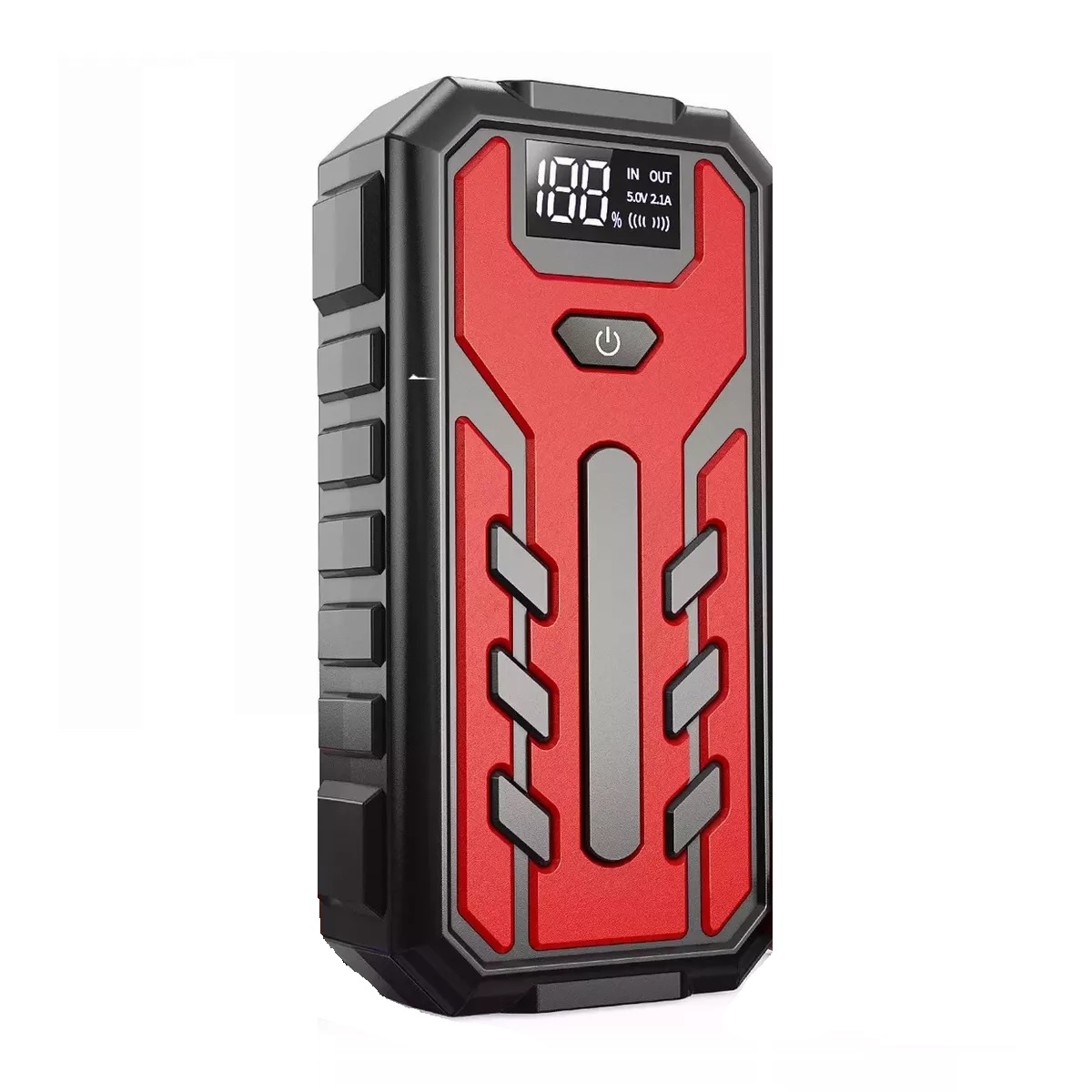 Arrancador De Baterias Auto Lcd Portátil 28000mah Para Coche