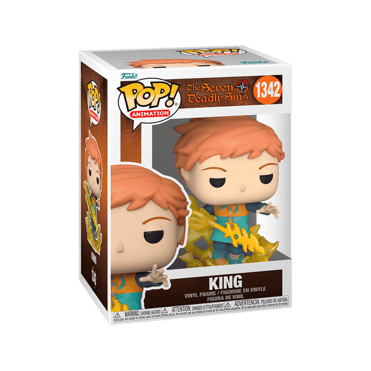 Funko Pop King Oso De La Pereza #1342 Los Siete Pecados Capitales Anime Original