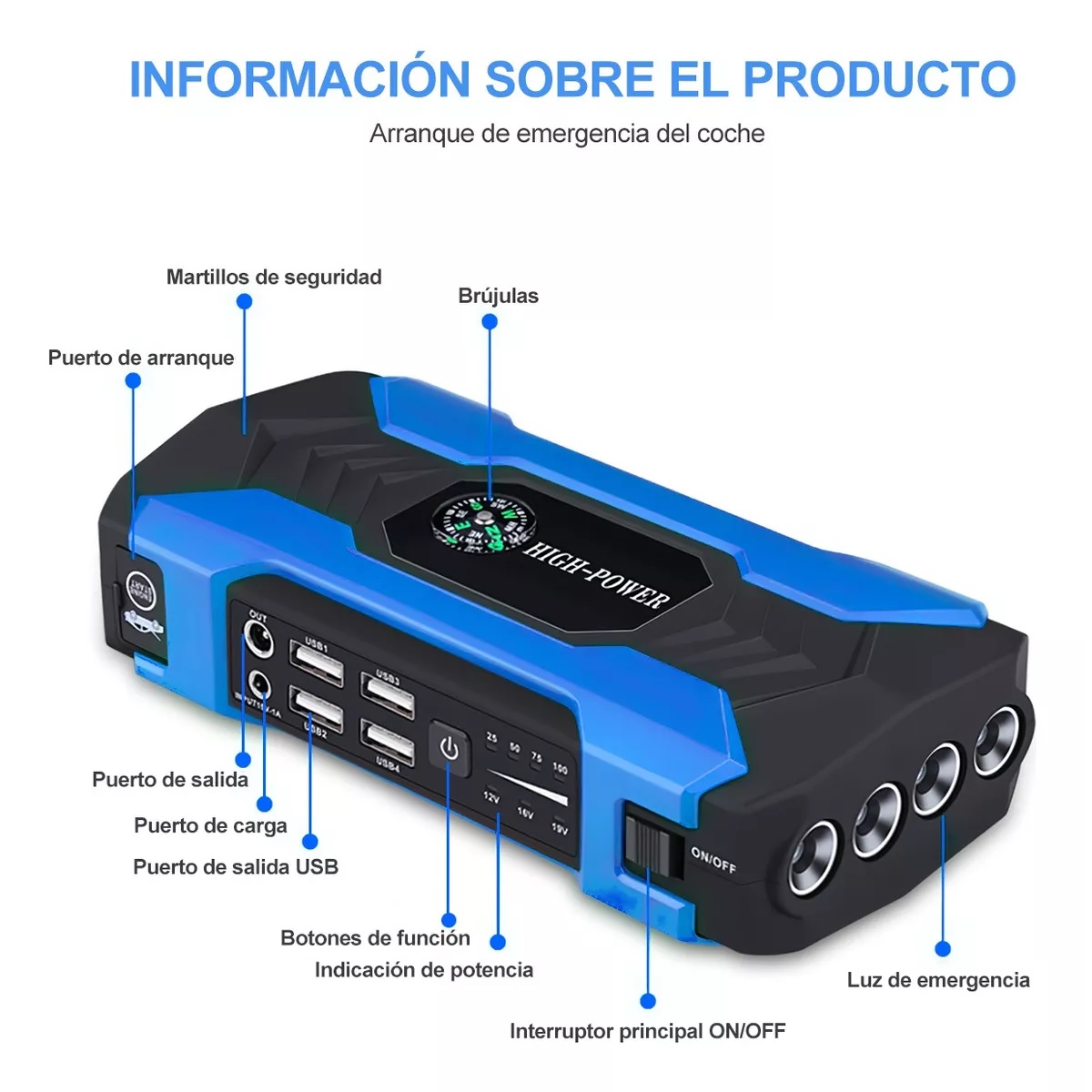 Arrancador De Coches, Arrancador De Baterias De Coche