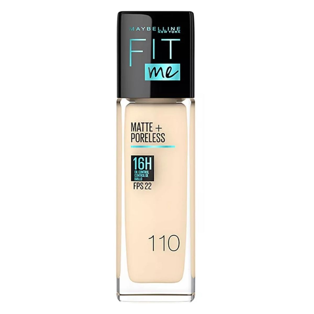 Base De Maquillaje Maybelline Fit Me Fps 22 Mate Tono 110 Porcelain