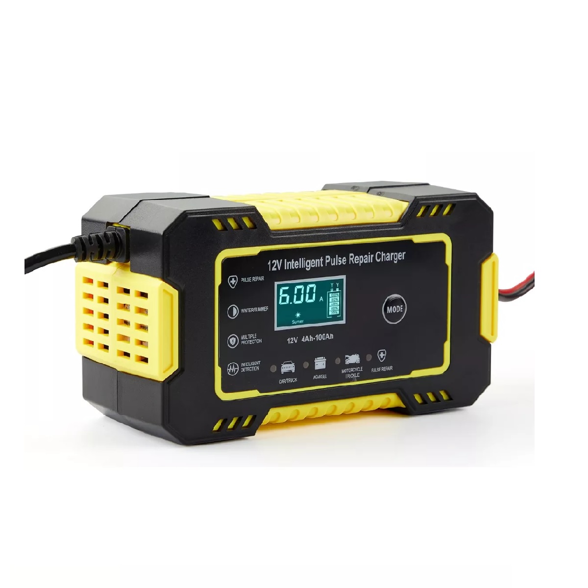 Cargador Inteligente Para Batería Coche/moto De 12v 6a