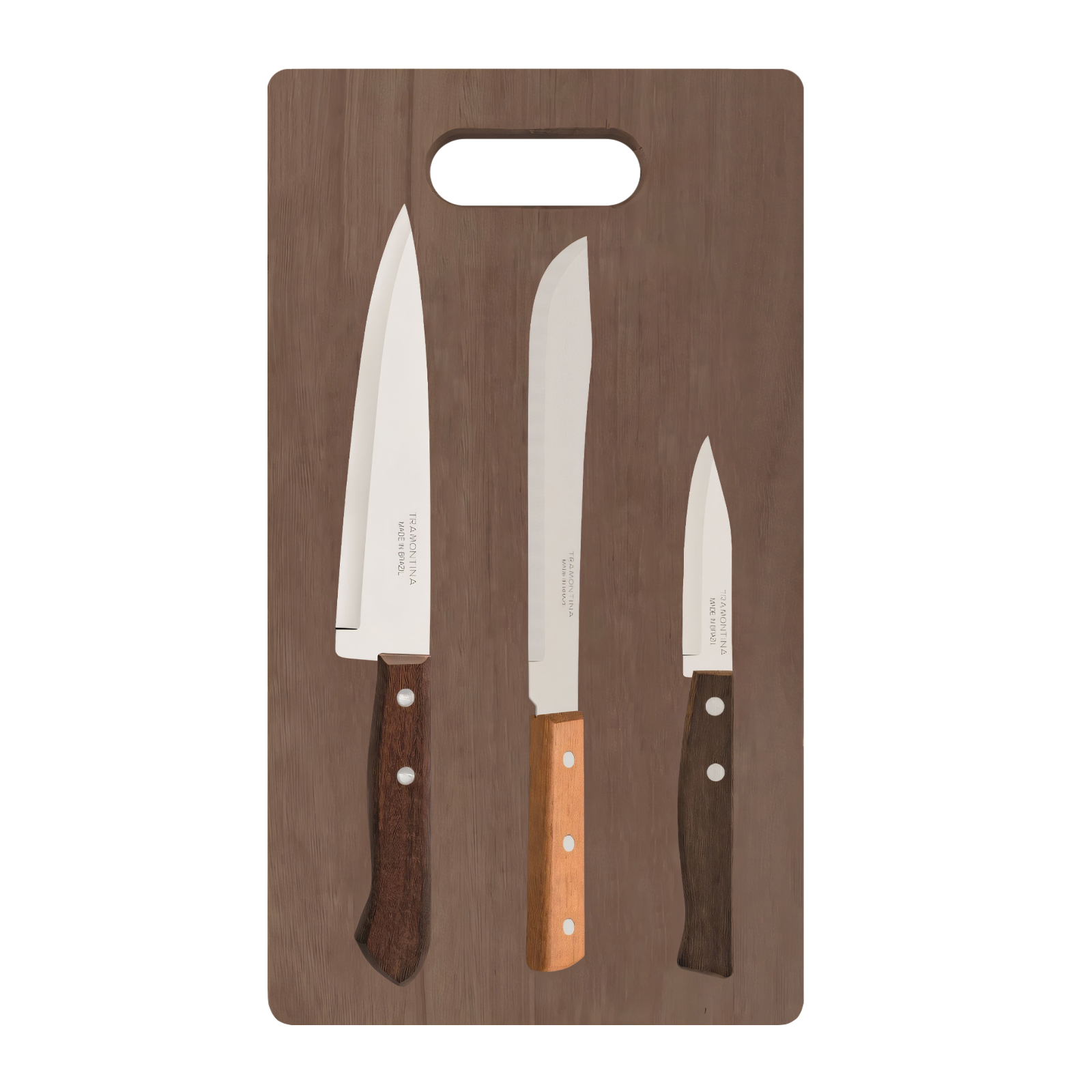 Set de Cuchillos Cocina + Tabla de Picar