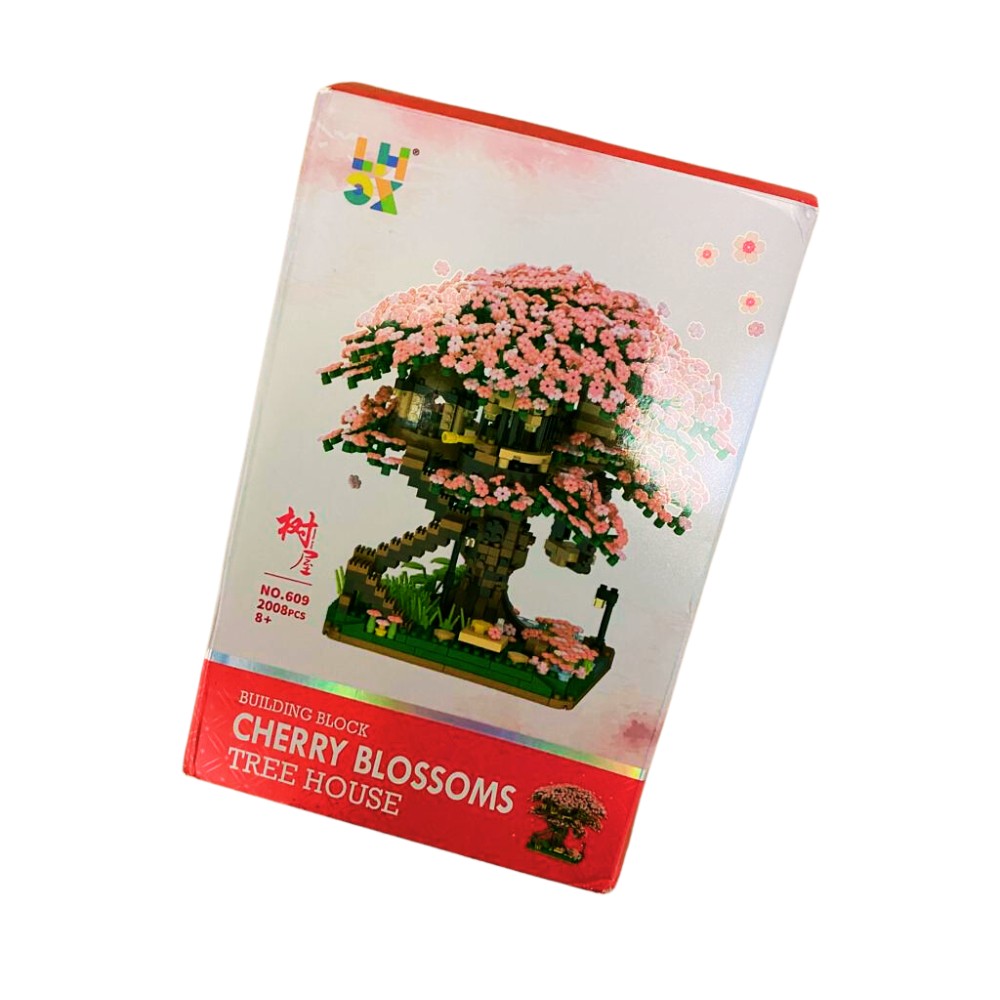 Building Blocks Cherry Blossoms Tree House