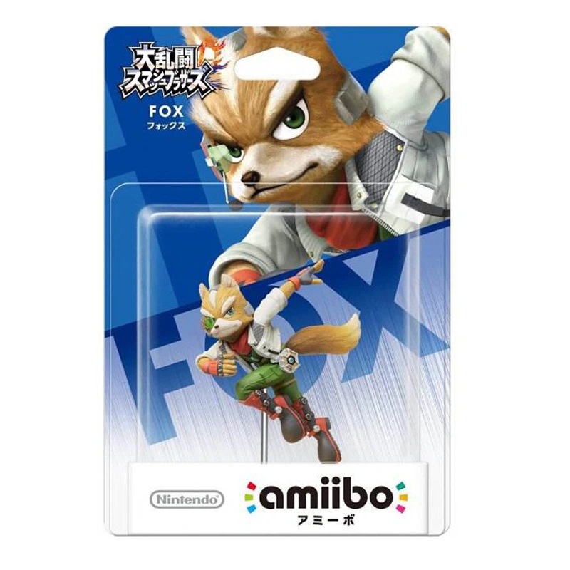 Figura Amiibo Original Fox Starfox Super Smash Bros