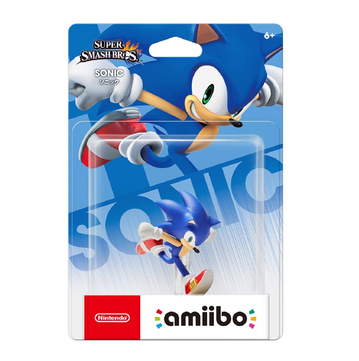 Figura Amiibo Nintendo Super Smash Bros Sonic The Hedgehog