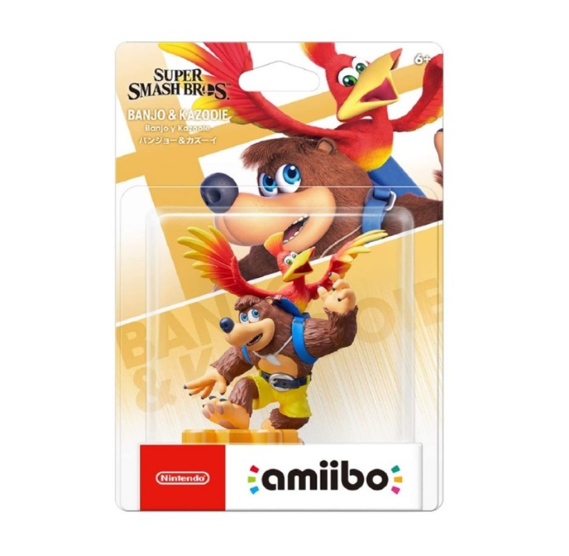 Figura Amiibo Nintendo Super Smash Bros Banjo & Kazooie