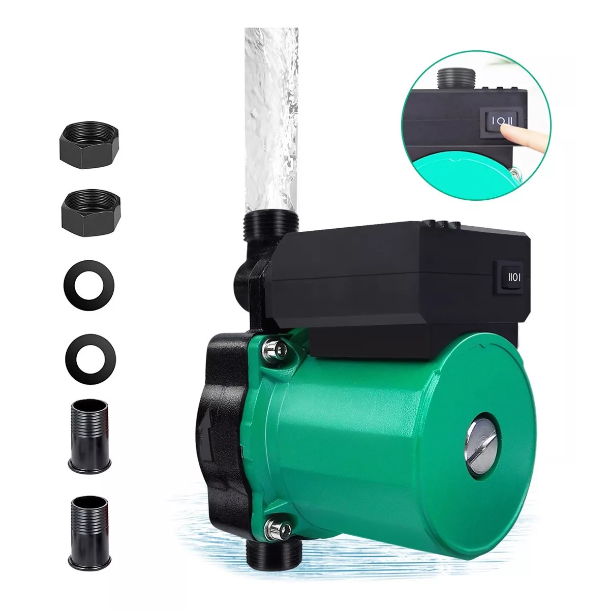 Eléctrica Bomba Presurizadora Para Agua-1/6 Hp