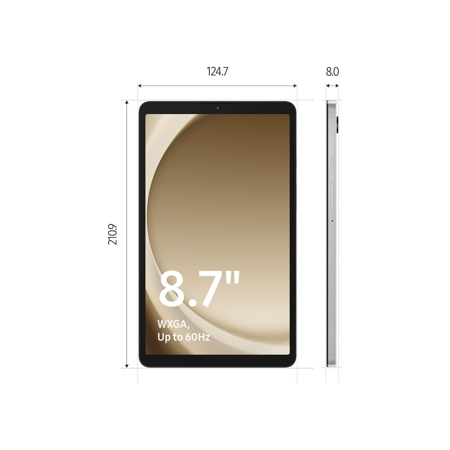 Tablet Samsung Galaxy Tab A9 8.7" SM-X110ZAAl06 4Gb 64Gb Plata