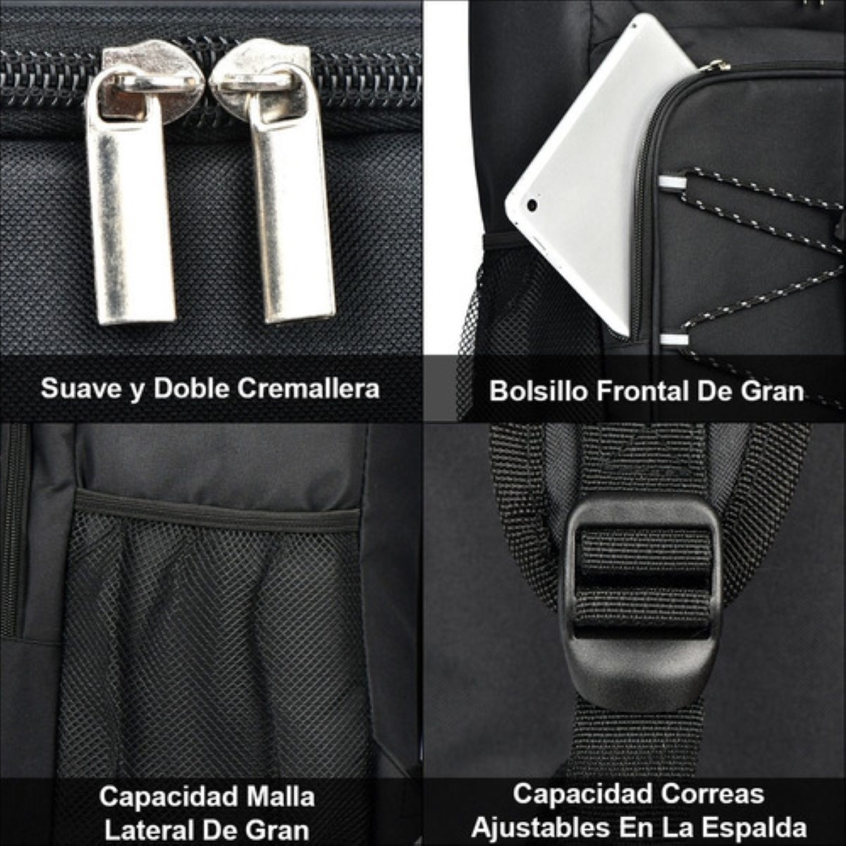 20l Mochila Hieleras Termicas, Enfriador Bolsa Impermeable Negro