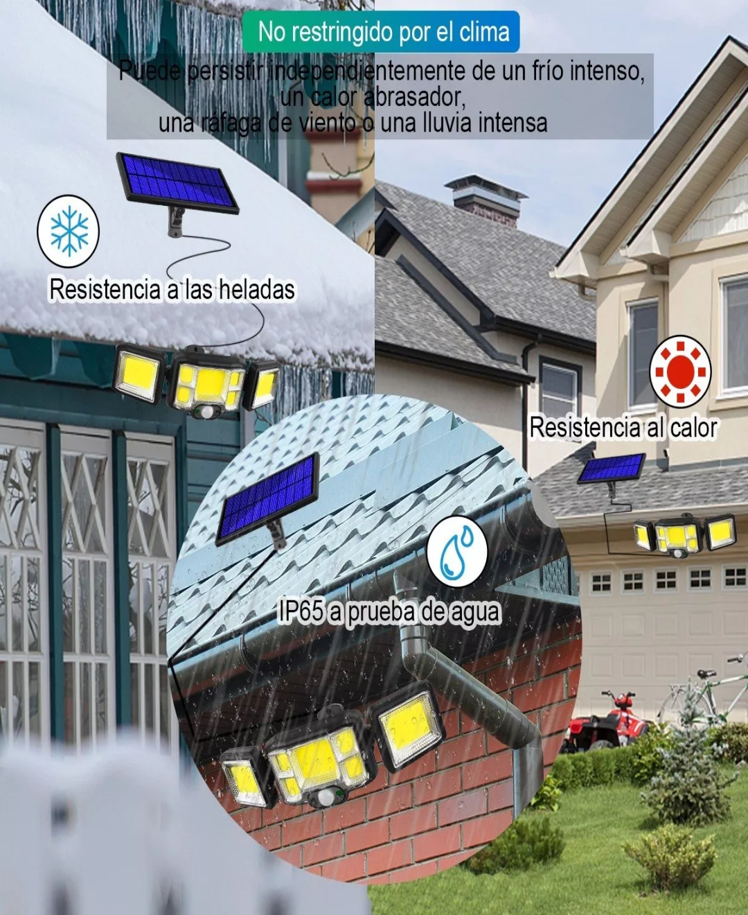 Lámparas Solar Led Luz Jardin Para Interiores Y Exterior
