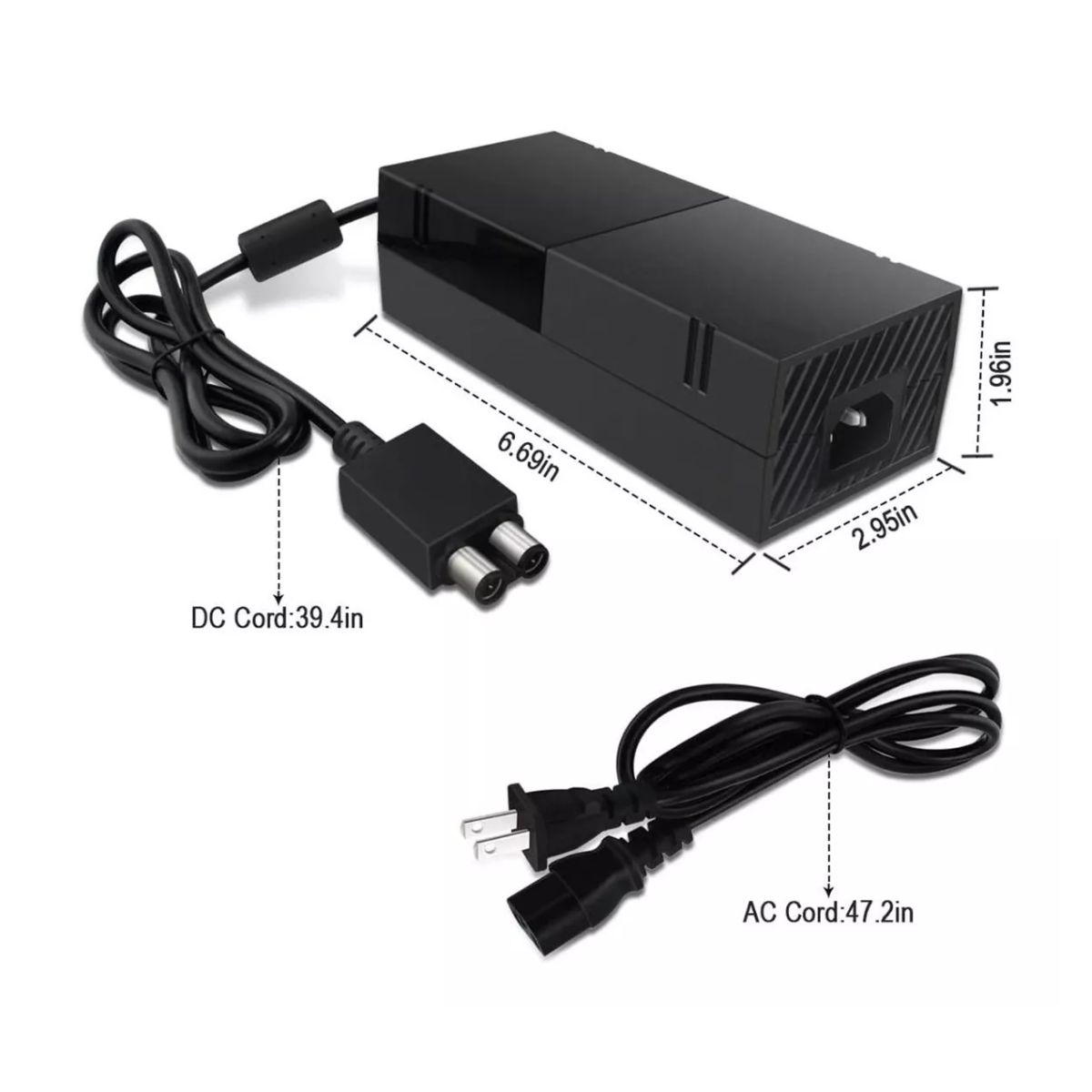 Fuente De Alimentación Para Xbox voltaje De 100-240v Negro
