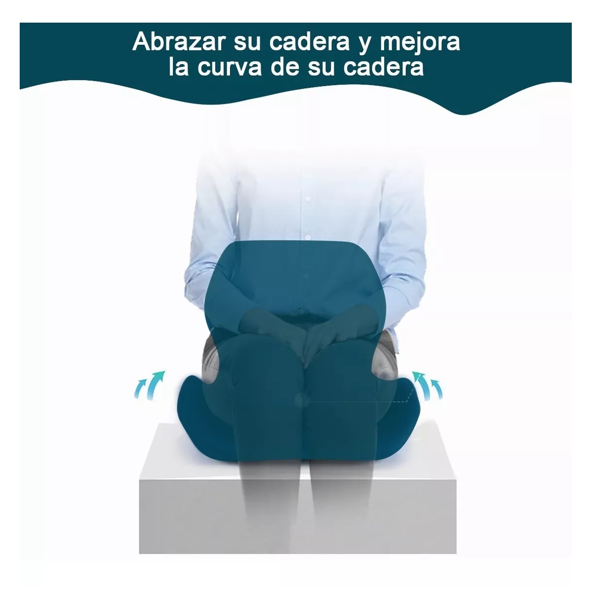 Juego De Almohadas De Soporte Lumbar De Cojín De Asiento