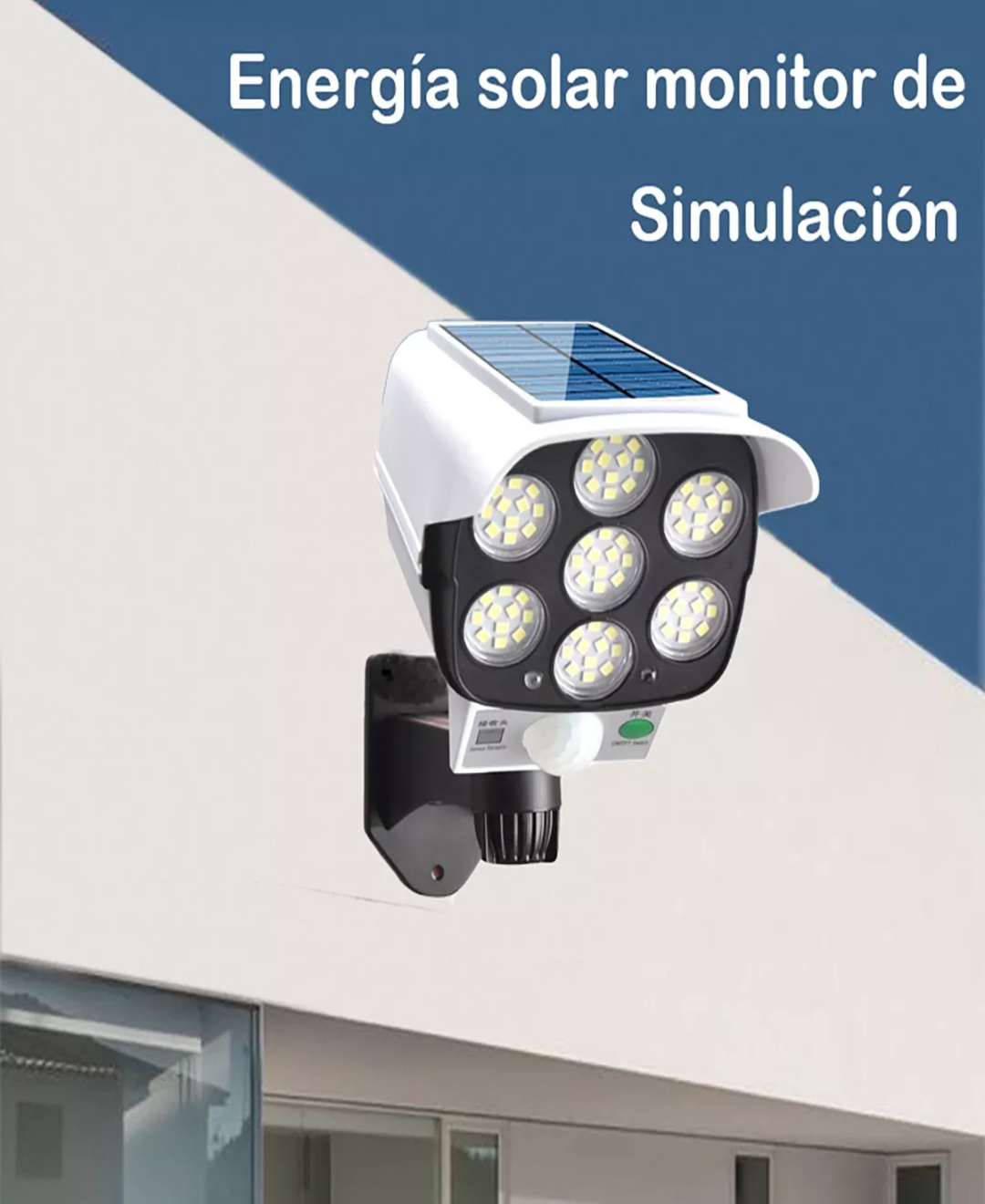 Lámpara Solar Para Exteriores Luz Led Solar Imitación Cámara