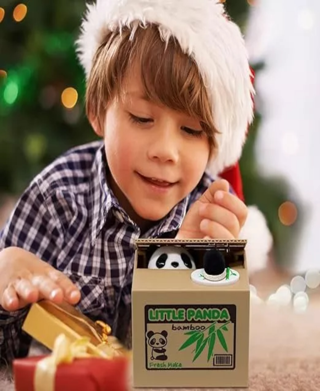 Hucha Panda Roba Moneda De Dinero Electronica Sonido Regalo