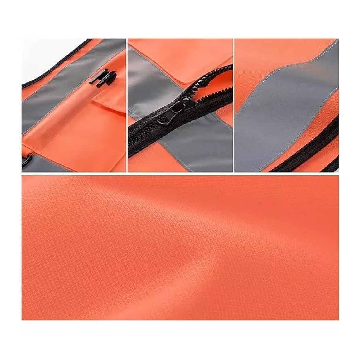 Kit Chaleco De Seguridad Industrial Reflejante Alta Visibilidad 3Pzas