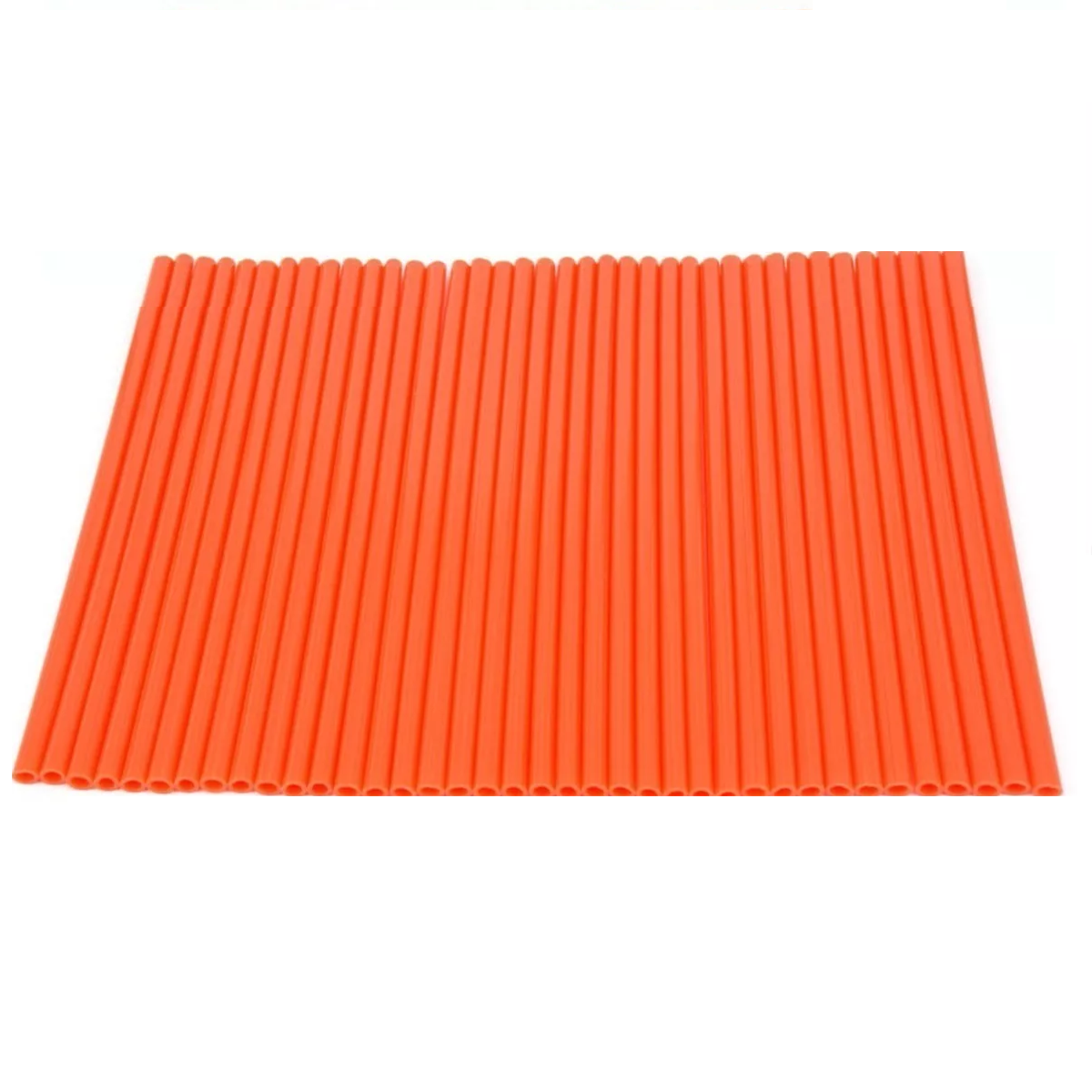 Juego 72pcs 24cm Popotes Cubre Rayos Motocross Spokes Bicicleta Naranja
