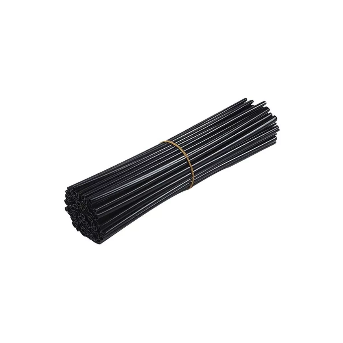 Juego 72pcs 24cm Popotes Cubre Rayos Motocross Spokes Bicicleta Negro