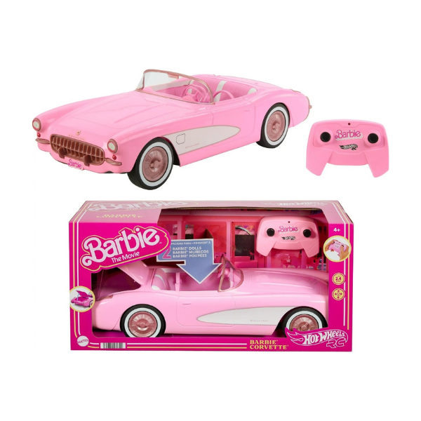 Hot Wheels Rc Barbie Corvette Control Remoto Barbie Movie