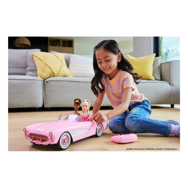 Hot Wheels Rc Barbie Corvette Control Remoto Barbie Movie