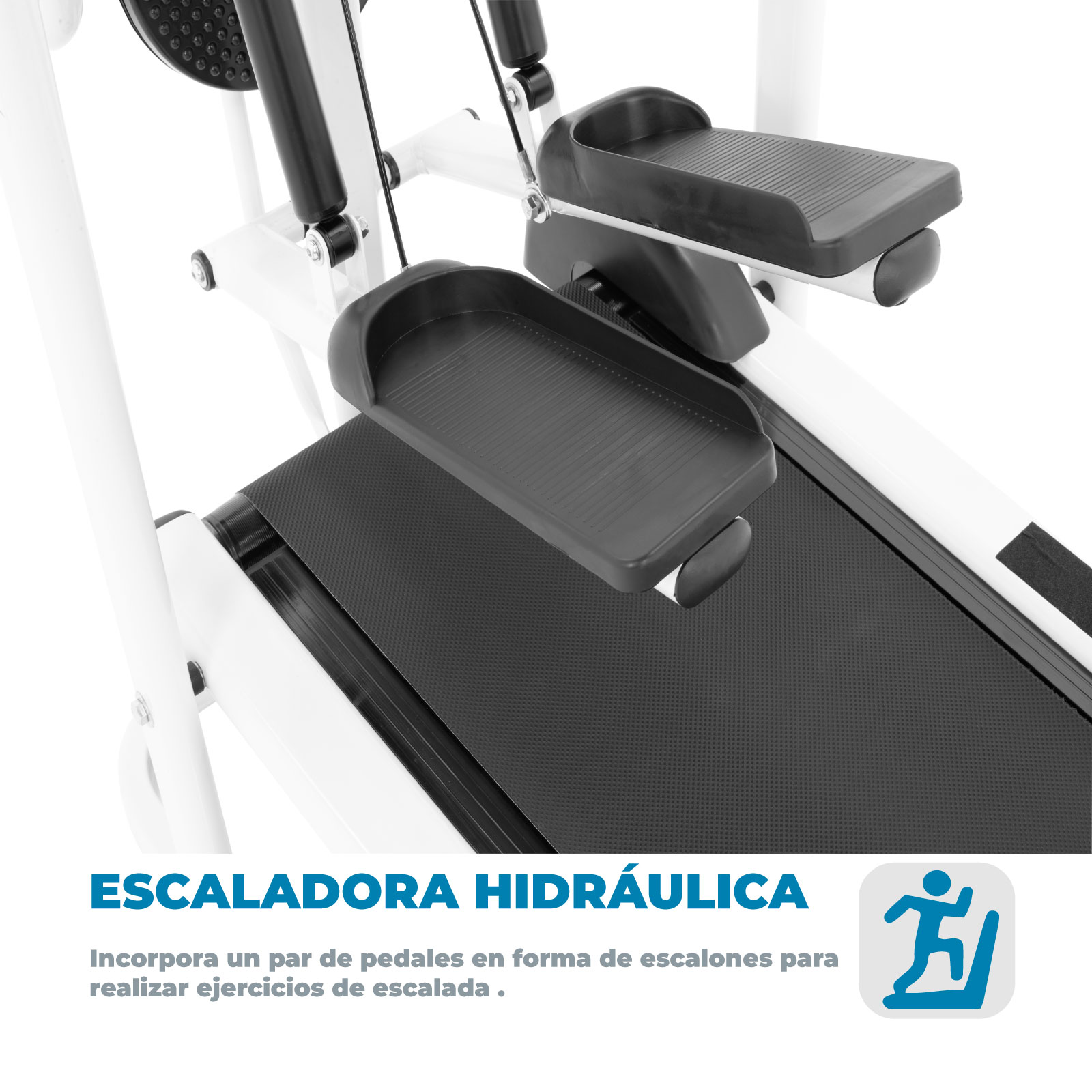 Altera Caminadora Mecánica Todo en 1 | Incluye Twister, Escaladora, y Barras para Lagartijas | Diseño Plegable