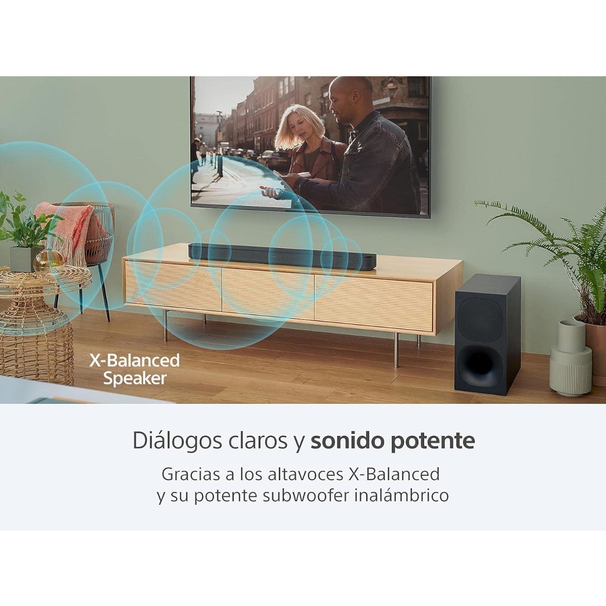 Barra de sonido Sony HT-S400 Subwoofer 2.1 canales inalámbrico