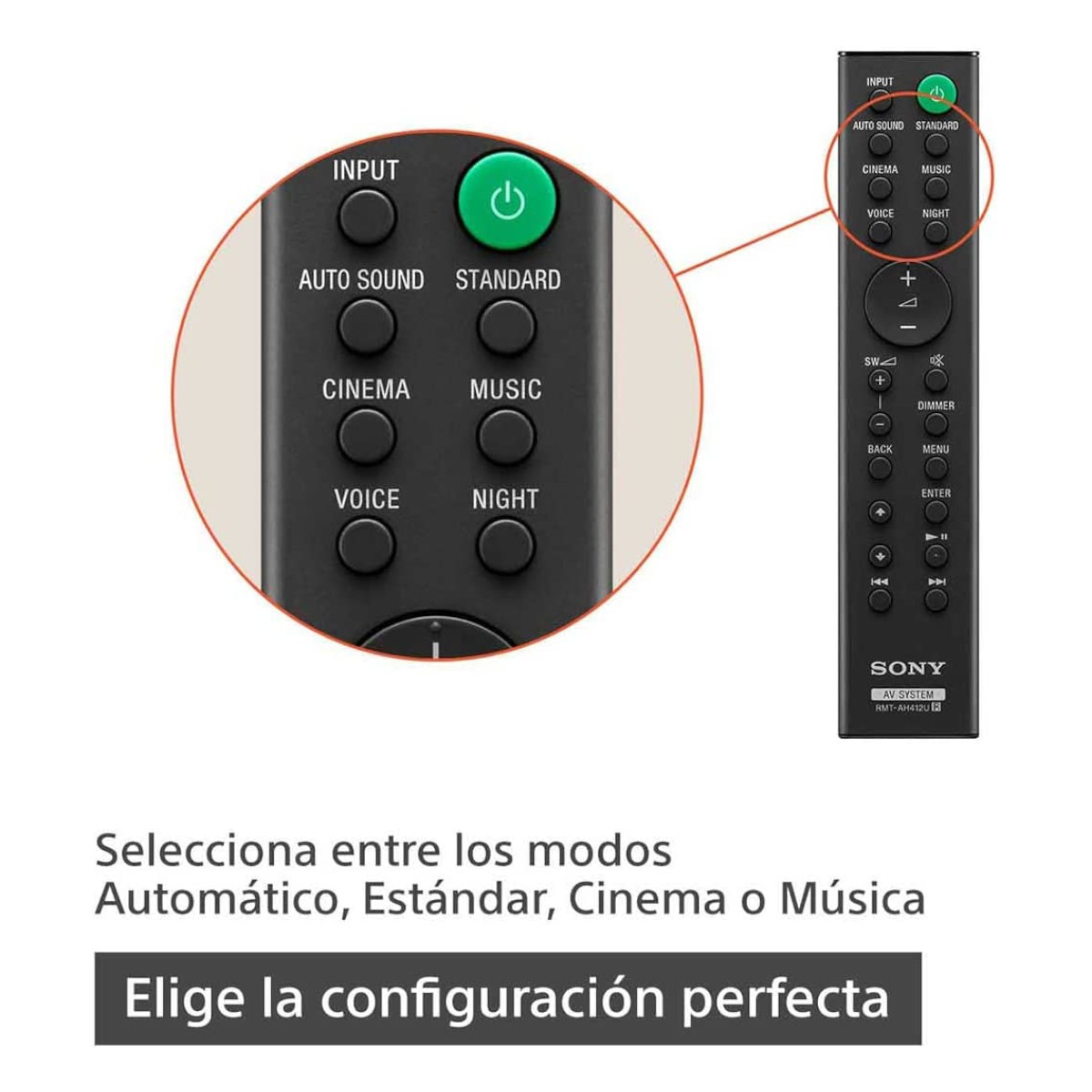 Teatro en casa con barra de sonido Sony HTS20R 5.1 canales.