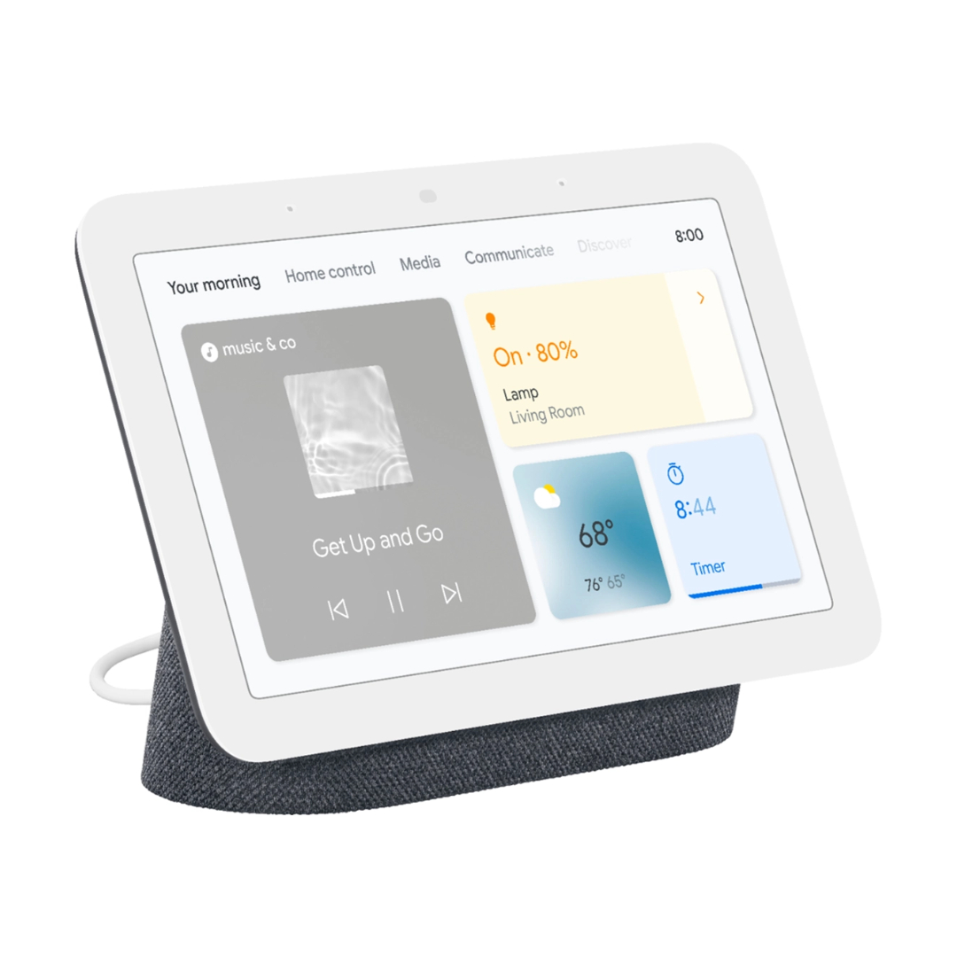 Pantalla Inteligente Google Nest Hub 2da Generacion Asiste Google 7 Pulgadas Charcoal