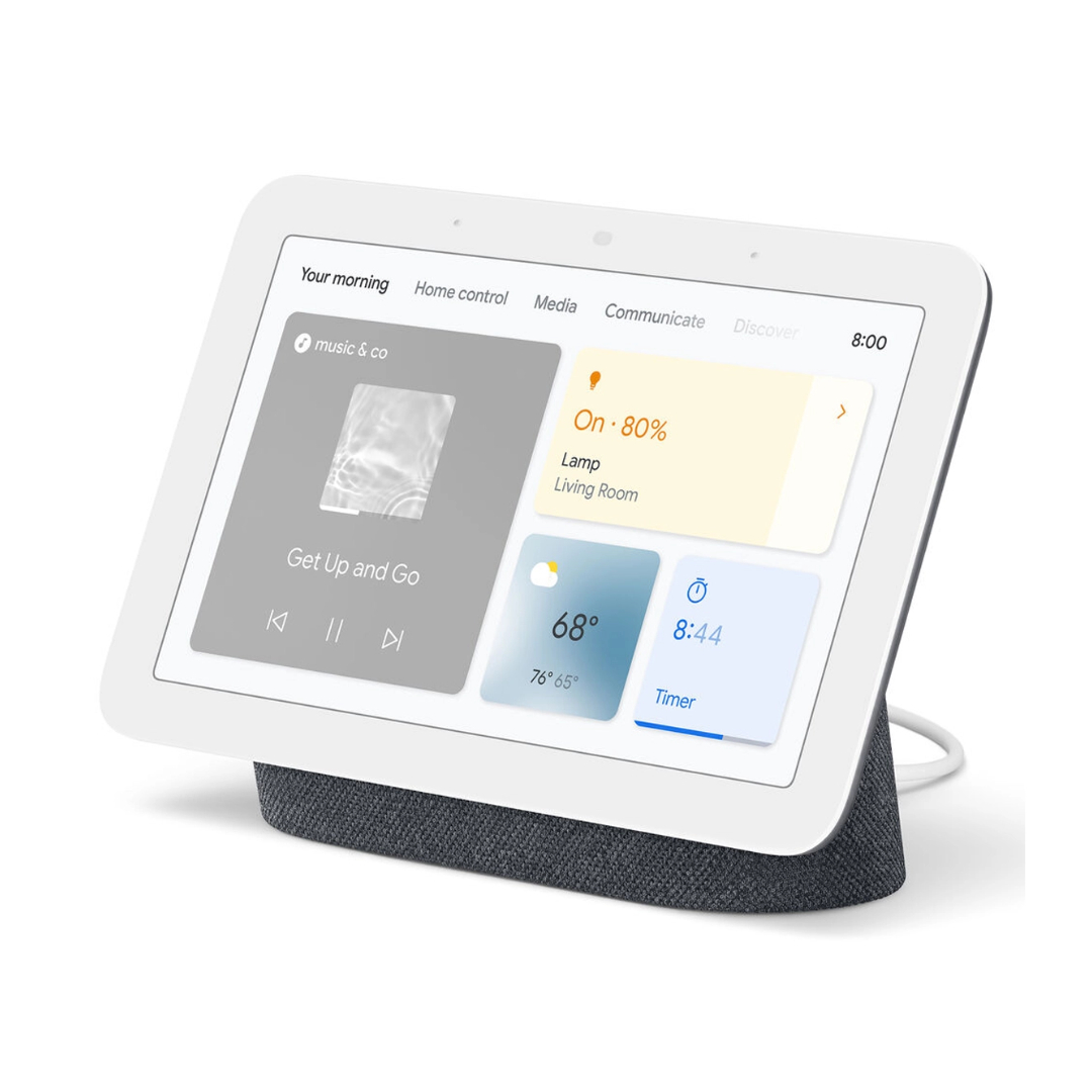 Pantalla Inteligente Google Nest Hub 2da Generacion Asiste Google 7 Pulgadas Charcoal