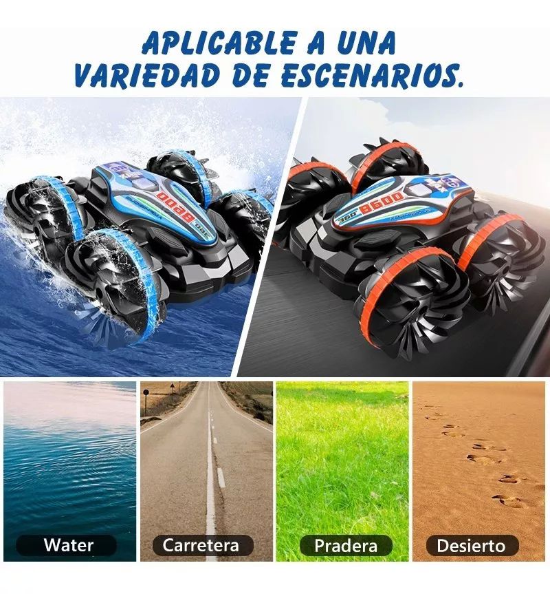 Carros Anfibio Con Conducción Doble Lado Y Rotación De 360