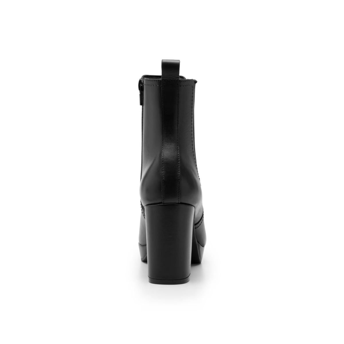 Botín De Tacón Flexi Para Mujer Con Cierre Interno Estilo 118909 Negro