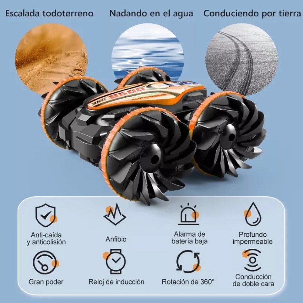 Carros Anfibio Con Conducción Doble Lado Y Rotación De 360